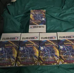 x5 Astral Radiance Build and Battle box display cases = 200 PACKS! - Image 1