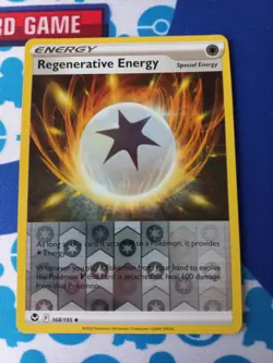 Regenerative Energy 168/195 - Pokemon Silver Tempest Reverse Holo, English - Image 1