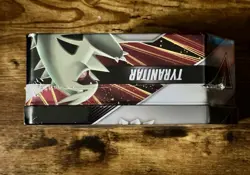 Pokemon TCG V Strikers Tin TYRANITAR V Full Plastic Seal NEW 🔥🦖 - Image 4