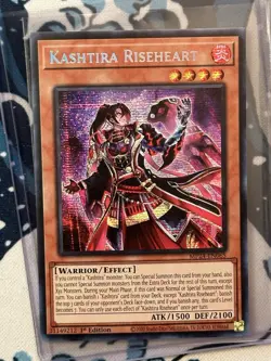YUGIOH! Kashtira Riseheart MP24-EN065 Prismatic Secret Rare 1st Edition NM - Image 1