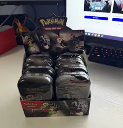 Pokemon TCG SV10.5 Black Bolt & White Flare Unova Mini Tin Display 196214114173 - Image 1