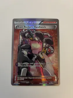 Team Rocket's Handiwork - 124/124 - Pokemon Fates Collide Full Art Card NM 🔥🔥 - Image 1