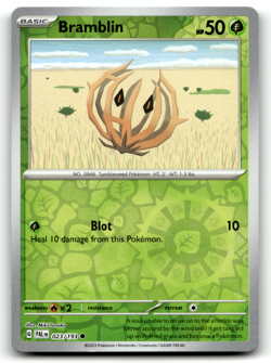 Pokemon TCG - Bramblin 023/193 - Reverse Foil - Scarlet Violet Paldea Evolved - Image 1