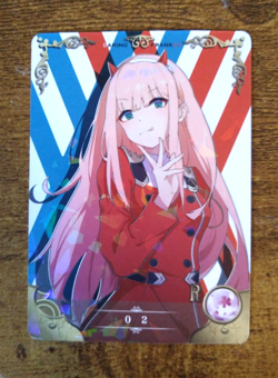 Waifu Card - NS-10R-02 - Zero Two - Darling in the Franxxx Goddess Story - Image 1