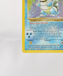 Pokemon Card Blastoise Base Set Holo Rare 02/102 MP 1999 English - Image 5