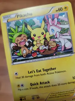 LP! Pikachu XY95 Xy Black Star Promos Holo Pokemon Card - Image 2