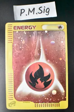 Fire Energy McDonald's Promo 2002 Holo Rare e Series Japanese Pokemon Card - Image 1