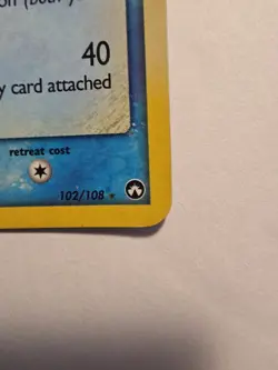 Vaporeon Gold Star 102/108 2007 EX Power Keepers Holo Pokemon Card TCG VLP - Image 4