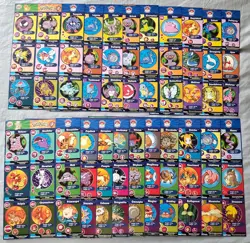 1999 BURGER KING ~ POKEMON CARDS UNCUT SHEETS COMPLETE FULL 20 PAGE SET NM / M - Image 1