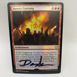 Stensia Uprising Card Signed By Dan Scott MTG Artist Proof - Image 1
