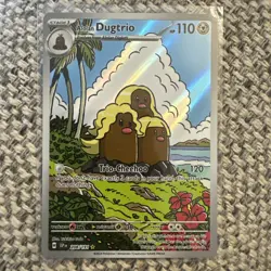 Pokemon Card - Alolan Dugtrio 208/191 - Surging Sparks Illustration Rare - NM ⭐ - Image 1