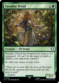 Paradise Druid [The Lord of the Rings: Tales of Middle-Earth Commander] Magic - Image 1