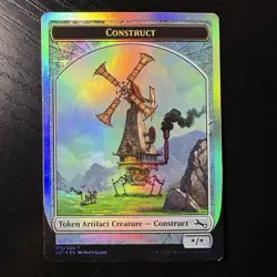 Construct Token Foil MTG Unstable #19 LP - Image 1