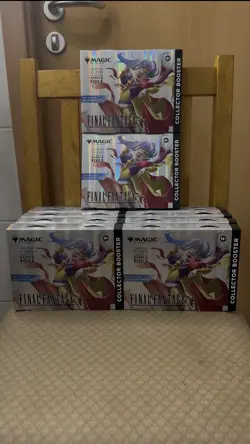 Magic The Gathering: Final Fantasy Omega Collector Booster Boxes 12 TOTAL - Image 1