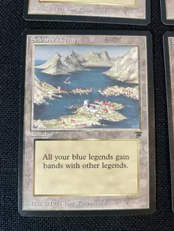 4X MTG Seafarer’s Quay NM+ Unplayed English Legends Magic the Gathering Land - Image 2