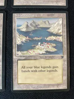 4X MTG Seafarer’s Quay NM+ Unplayed English Legends Magic the Gathering Land - Image 3