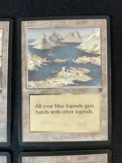 4X MTG Seafarer’s Quay NM+ Unplayed English Legends Magic the Gathering Land - Image 4