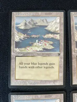 4X MTG Seafarer’s Quay NM+ Unplayed English Legends Magic the Gathering Land - Image 5