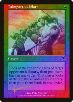 Tahngarth's Glare FOIL Apocalypse NM Red Common MAGIC GATHERING CARD ABUGames - Image 1