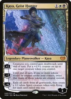 Kaya, Geist Hunter - Foil VOW LP MTG - Image 1