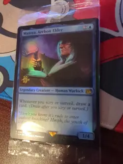 MTG Matoya, Archon Elder (62) | NM | Final Fantasy Promo Pre-Release Foil - Image 1