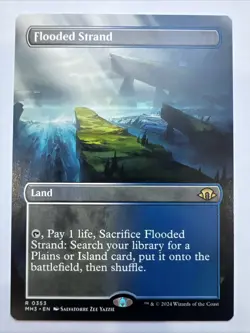 MTG Flooded Strand (Borderless) Modern Horizons 3 NM - Image 1