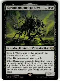 Phyrexia: All Will Be One Karumonix, the Rat King FOIL Expansion/Rare - Image 1