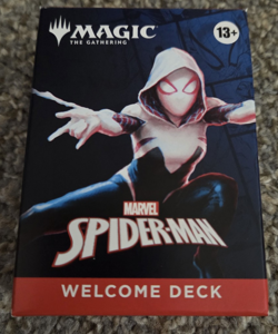 SDCC 2025 Magic The Gathering Spider-Man - Spider Gwen Red Welcome Deck - Image 1
