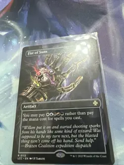 Fist of Suns (Borderless) Commander: the Lost Caverns of Ixalan Regular - Image 1