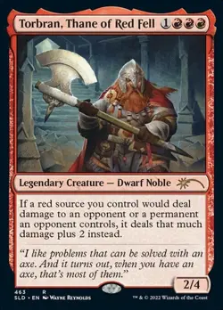 Torbran, Thane of Red Fell (#463) - Foil SLD LP MTG - Image 1