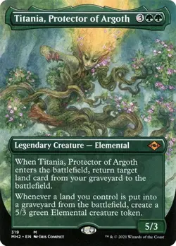 Titania, Protector of Argoth - Foil Extended Art Modern Horizons 2 LP MTG - Image 1