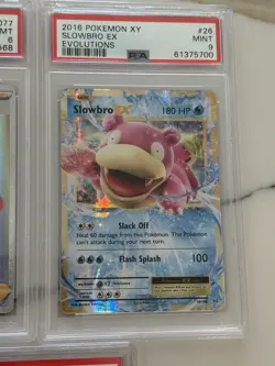 Pokemon PSA Mixed Graded Lot Slowbro Kabu Garchomp Drednaw V - Image 4