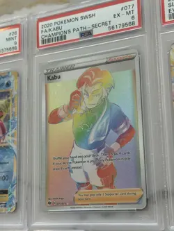 Pokemon PSA Mixed Graded Lot Slowbro Kabu Garchomp Drednaw V - Image 5