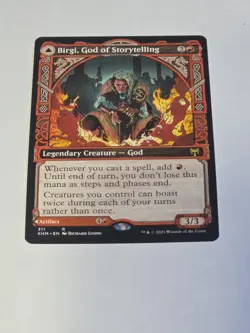 Birgi, God of Storytelling (Showcase) Kaldheim Regular - Image 5