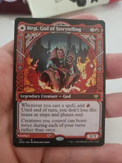 Birgi, God of Storytelling (Showcase) Kaldheim Regular - Image 1