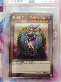 2024 Yu-Gi-Oh! Dark Magician Girl 1st Ed - 6th Artwork #RA03-EN123 PSA 10 - Image 2