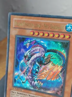 YUGIOH OCEAN DRAGON LORD NEO DAEDALUS 1ST SD4-EN001 ULTRA Rare Dmg - Image 2