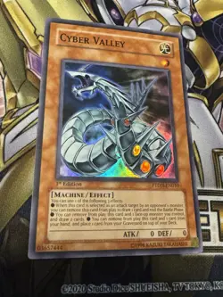 Yu-Gi-Oh! TCG Cyber Valley - PTDN-EN010 - Super Rare - 1st Edition NM - Image 1