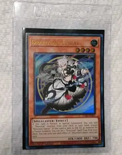 Yu-Gi-Oh Dracotail Lukias JUSH-EN001 Ultra Rare Justice Hunters NM/MINT - Image 1