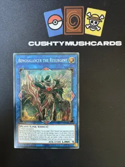 YUGIOH BENGHALANCER THE RESURGENT SECRET RARE LIOV-EN048 1ST EDITION - Image 1