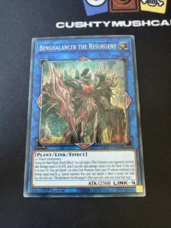 YUGIOH BENGHALANCER THE RESURGENT SECRET RARE LIOV-EN048 1ST EDITION - Image 2