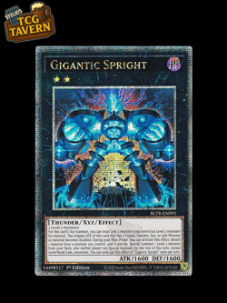 Yu-Gi-Oh Gigantic Spright BLTR-EN091 1st Edition Quarter Century Secret Rare EU - Image 1