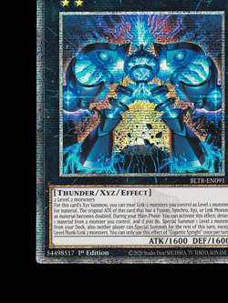 Yu-Gi-Oh Gigantic Spright BLTR-EN091 1st Edition Quarter Century Secret Rare EU - Image 5