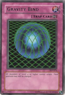 Yugioh Gravity Bind PSV-073 Rare LP - Image 1