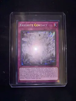 Yu-Gi-Oh! Favorite Contact 1st Ed. MP24-EN063 Prismatic Secret Rare NM/LP x1 - Image 1