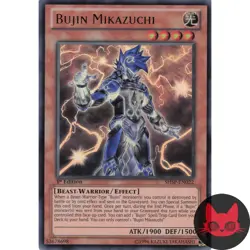 Yugioh Bujin Mikazuchi SHSP-EN022 Ultra Rare 1st Edition LP - Image 1