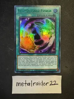 Yugioh Relinquished Fusion (Green) LDS1-EN049 Near Mint 1st Edition - Image 1