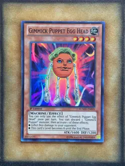 Yugioh Gimmick Puppet Egg Hand NUMH-EN005 Super Rare 1st Ed LP - Image 1