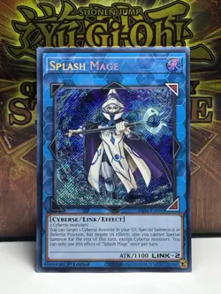 RA04-EN080 SPLASH MAGE SECRET RARE 1ST EDITION YuGiOh CARD - Image 1