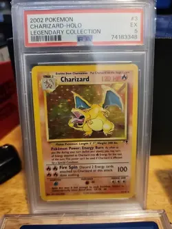 Pokemon TCG Charizard Holo Rare Card 3/110 Legendary Collection - Image 1